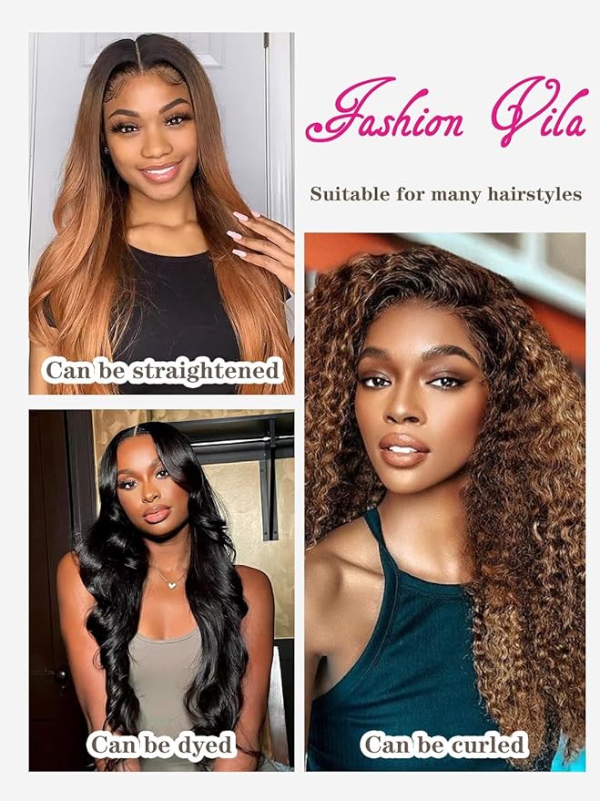 Ombre Bundles Human Hair (T4/30,20 22 24) 2 Tone Brazilian Body Wave 100% Unprocessed Virgin Brazilian 10A Ombre Body Wave Human Hair Weave Bundles