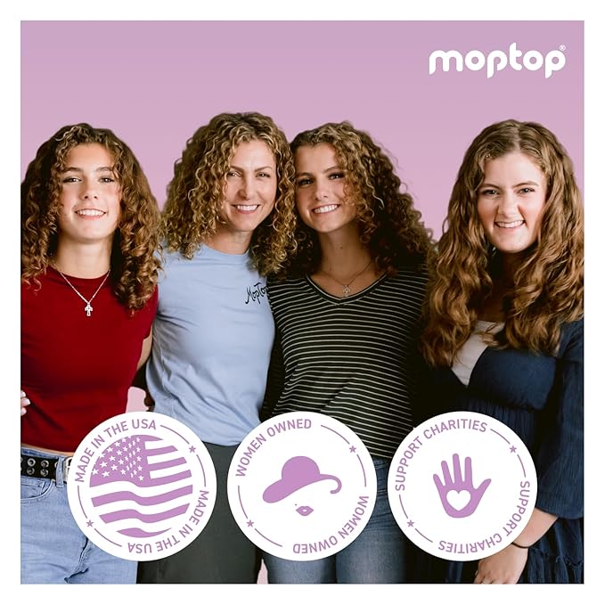 MopTop Kinky-Coily Hair Care Kit: Detox Shampoo, Gentle Shampoo, Daily Conditioner, Curly Gel, Moisturizing Hair Care Products Set