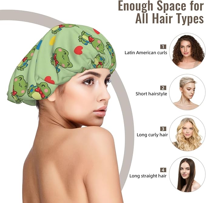 Satin Silk Bonnet for Sleeping Women Double Layer Sleep Hair Bonnets Caps for Curly Braid Hair