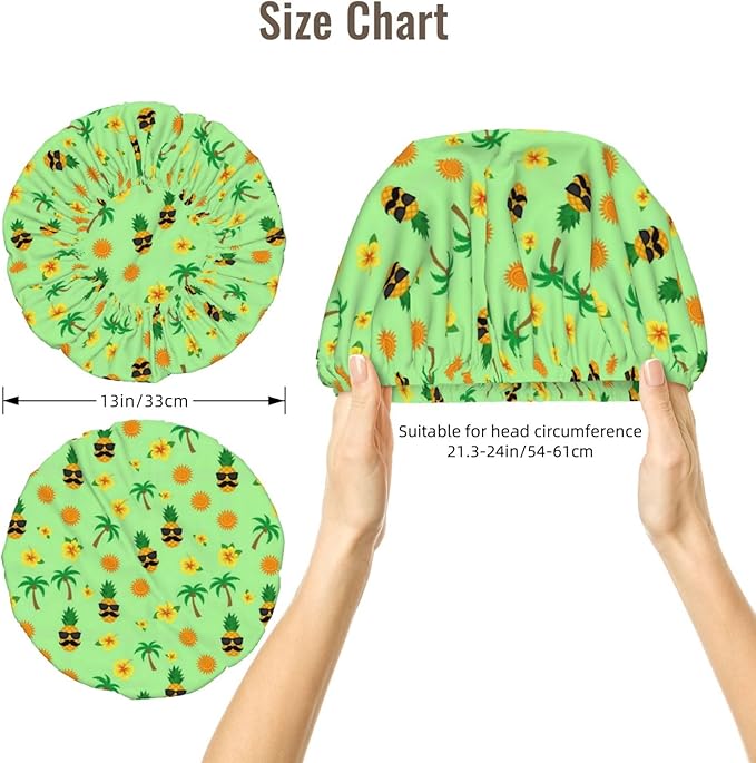 Satin Silk Bonnet for Sleeping Women Double Layer Sleep Hair Bonnets Caps for Curly Braid Hair