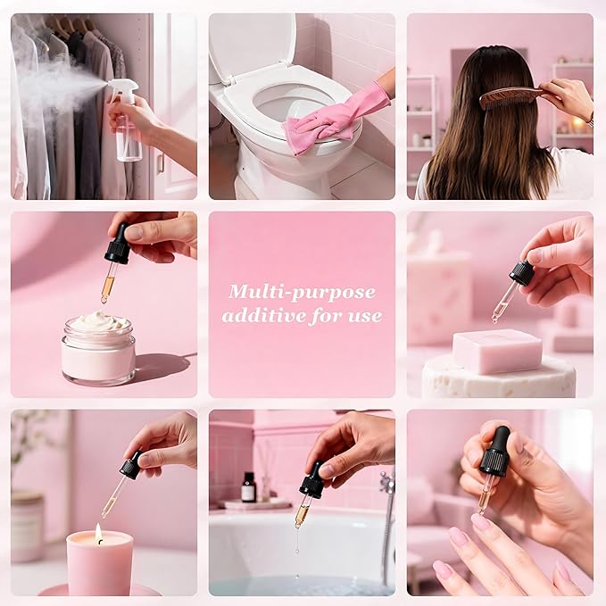 EVOKE OCCU Pure & Natural Geranium Essential Oil for Skin, Hair, Diffuser, Aromatherapy - 4 Fl Oz