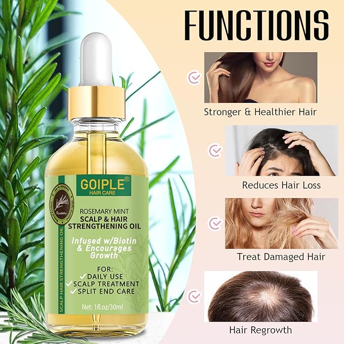 Extra Hold Styling Gel and Mousse for Braids, Twists, Locs, Cornrows - Frizz Taming, Smoothing & Edge Control with Rosemary Hair Growth Oil (Bonus: Hair Combs, Bonnet, Clips)