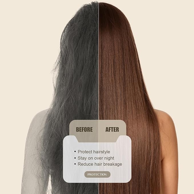 Satin Silk Bonnet for Men & Women, Double Layer Silk Sleep Bonnets, Soft Satin Lined Bonnet for Curly & Natural Hair