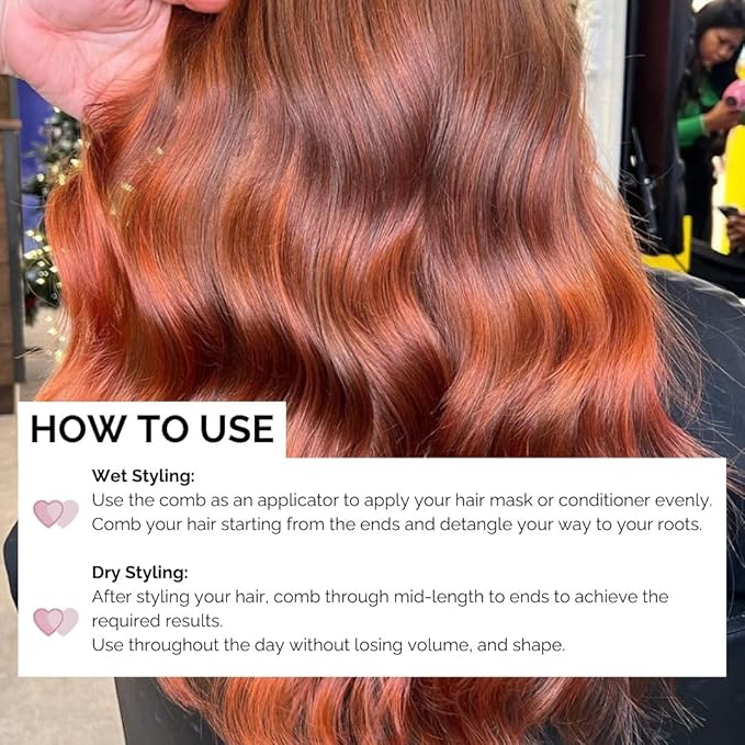 FUL: Curly Hair Products: Wide Tooth Comb for Afro, Curly, and Wavy Hair - Ideal Shower Comb for Detangling and Styling. Combs for women and also suitable as a mens comb