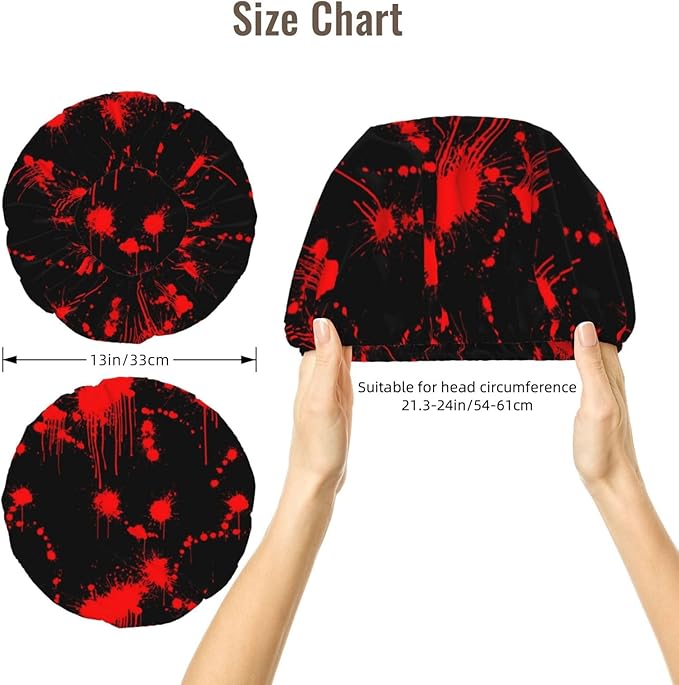 Silk Bonnet for Sleeping, Satin Hair Bonnets, Soft Elastic Band Silk Sleep Cap, Hair Wrap for Women