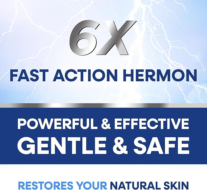 Hermon Seborrheic Dermatitis Scalp Treatment Cream: Soothing Itching Redness Scaling of Seborrheic Dermatitis - Fast-Acting Anti-Itch Ointment for Scalp Face Chest and Body for Men and Women 1 Pack