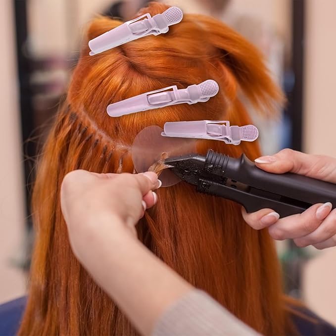 24 Pack Alligator Hair Clips, Professional Clips for Hair Sectioning, Hair Styling Accessories for Women Men Girls Teens,Multicolor（Blue，Black，Purple ，Light Purple ，Orange）