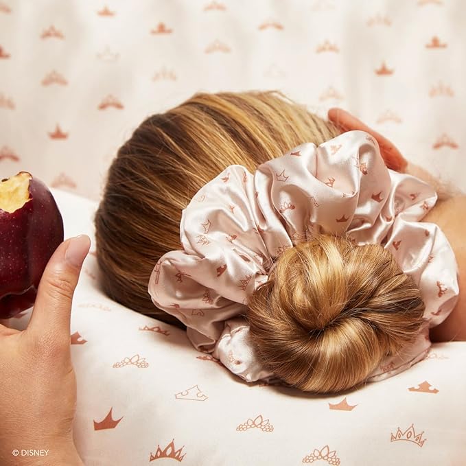 Kitsch & Disney Desert Crown Satin Pillowcase with Zipper – Soft Cooling, Better Than Silk Pillowcase, Disney Design for Kids Rooms & Toddler Bed Time Pillow Case – King 19x36