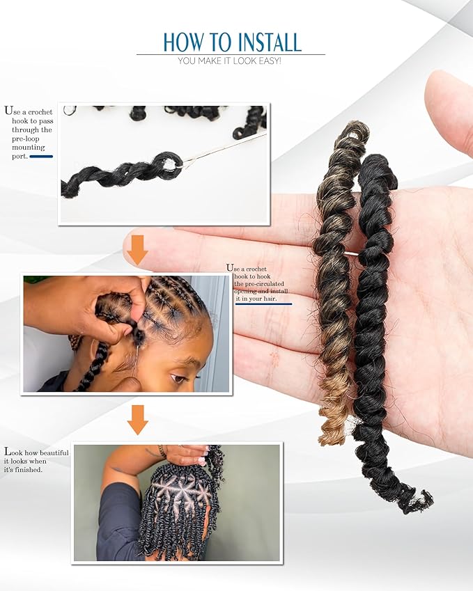 14 Inches 8 Packs Passion Twist Crochet Hair-Mixed Color Combo Pack(6 packs 1B+2 packs T1B/27),Pre-twisted Pre Looped Super Soft & Bouncy Synthetic Hair Extensions For Black Women(14"-8 Packs,1B+T27)