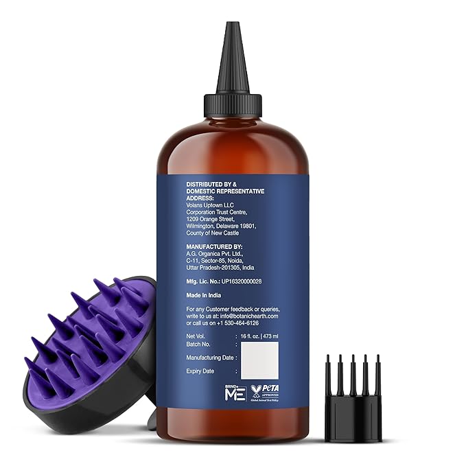 Botanic Hearth Hair Oil for Hair Growth | Rosemary Oil for Hair Growth with Biotin, Castor & Jojoba | Scalp Oil & Dry Scalp Treatment | Color Safe | All Hair Types | 16 Fl Oz