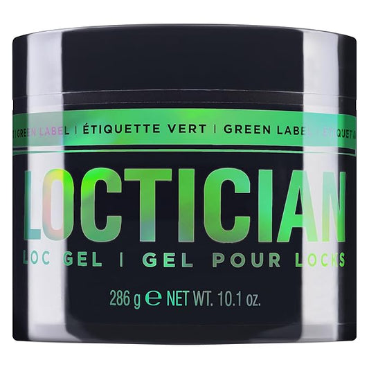 Style Factor Loctician Green 10.1 oz - Premium Pomade with Buriti & Avocado Oils Max Hold, Unscented, Clean, Expert Styling Gel for Locs, Twists, Braids for All Hair Types