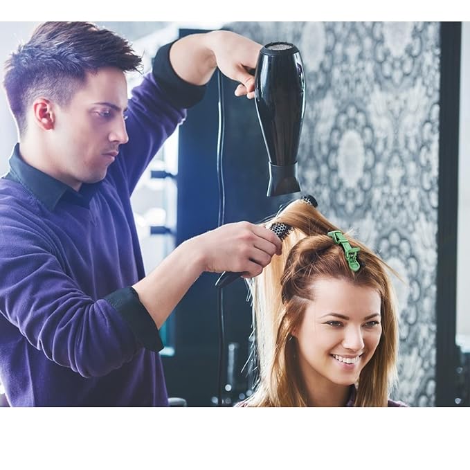 Ondder 24 Pack Alligator Hair Clips for Hair Styling, Coloring and Cutting - Salon Pro Sectioning Clips for Barbers, Women, Men, and Teens - Black, White, Pink, Green