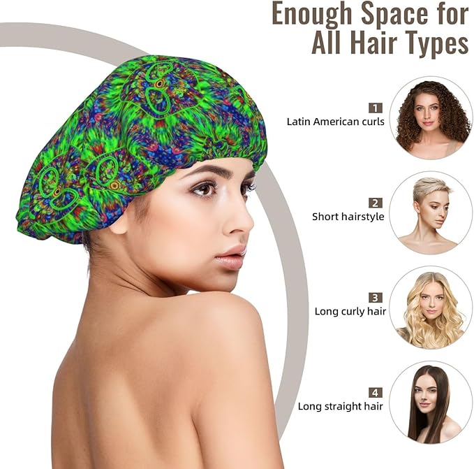 Silk Bonnet for Sleeping, Satin Hair Bonnets, Soft Elastic Band Silk Sleep Cap, Hair Wrap for Women