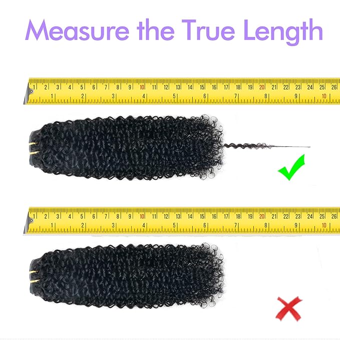 FB30 Highlight Ombre Curly Clip In Extension Human Hair 3C 4A Kinky Curly Clip Ins Full Head for Black Women Brazilian Remy Human Hair Balayage Brown 8Pcs with18clips 120g/Set (16 inch)