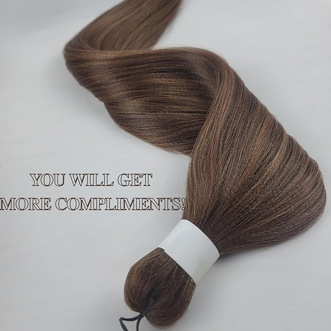 Fawn Brown Braiding Hair Pre stretched Braiding Hair for Braids Knotless Ez Braids（Packs of 3,26",10 OZ）