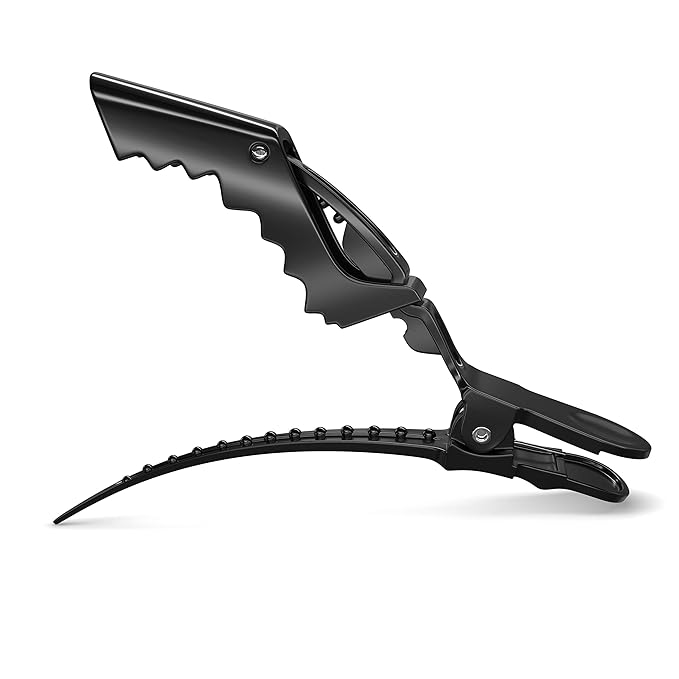 FRAMAR Black Alligator Clips For Hair Styling 10 Pack – Professional Alligator Hair Clips For Women, Hair Clip For Women, Black Hair Clips For Styling – Firm Hold Without Slipping