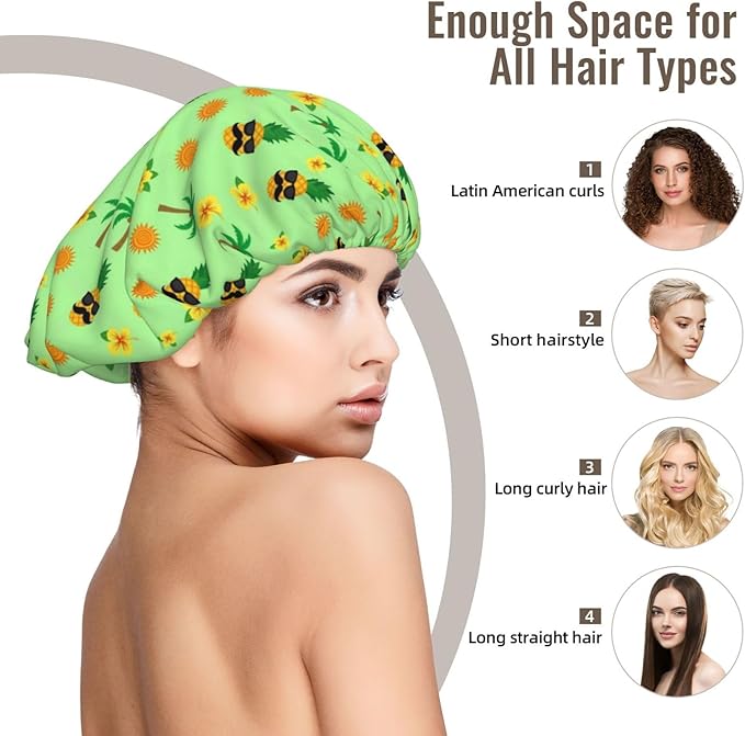 Satin Silk Bonnet for Sleeping Women Double Layer Sleep Hair Bonnets Caps for Curly Braid Hair