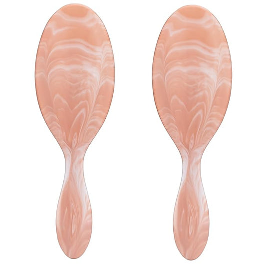 Wet Brush Original Detangler Hair Brush, Pink (Watercolor Waves), Ultra-Soft IntelliFlex Bristles, Detangling Bristles Glide Through Tangles (Wet Dry & Damaged Hair), Women & Men (Pack of 2)