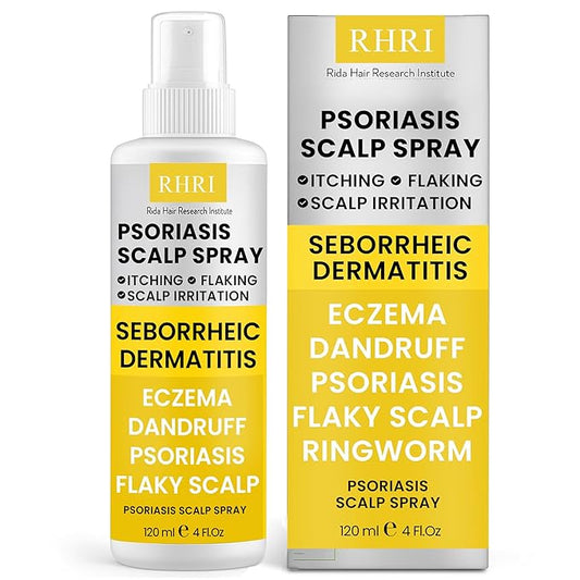 Psoriasis Scalp Spray | Psoriasis and Dandruff Treatment for Scalp Yeast Infections, Psoriasis Flare-Ups & Folliculitis | Antifungal Ringworm Itchy Scalp Spray for Psoriasis, Dryness