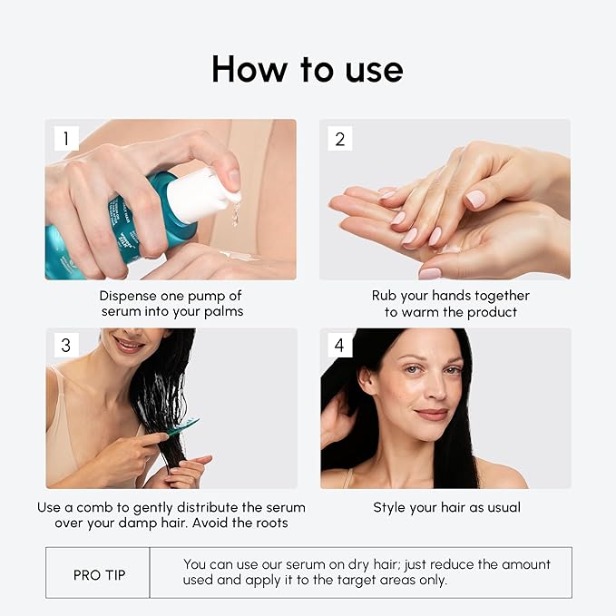 MAREE Hair Serum for Dry and Curly Hair Gloss – Hair Oil for Frizzy Hair with Argan Oil, Keratin & Biotin – Frizz Control Hair Care Products for Women – Aceite Para el Cabello – Keratin Hair Treatment