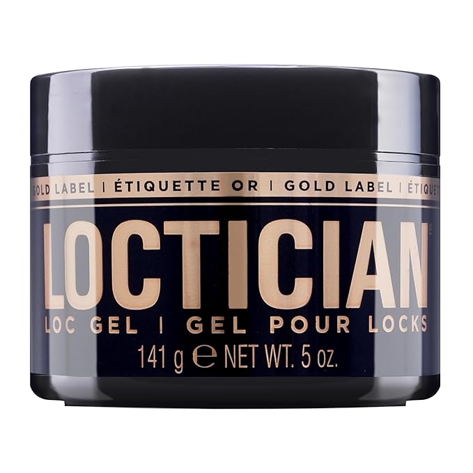 Style Factor Loctician Gold Label Premium Pomade with Biotin & Castor Oils – Strong Hold, Expert Styling Gel for Locs, Twists, Braids for All Hair Types 5 oz