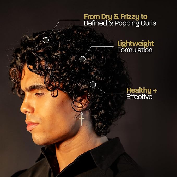 BASED Leave-In Conditioner, Instant Frizz Control, Hydrates & Nourishes Hair, Premium Leave-In Conditioner for Men, Healthy Frizz-Free Hair in Minutes (6.8 Fl Oz Pack of 1)