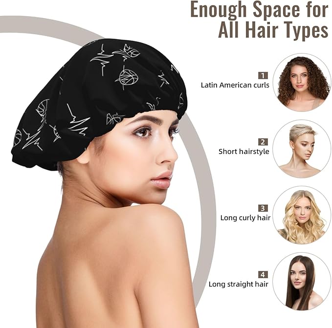 Silk Bonnet for Sleeping, Satin Hair Bonnets, Soft Elastic Band Silk Sleep Cap, Hair Wrap for Women