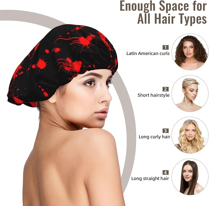 Silk Bonnet for Sleeping, Satin Hair Bonnets, Soft Elastic Band Silk Sleep Cap, Hair Wrap for Women