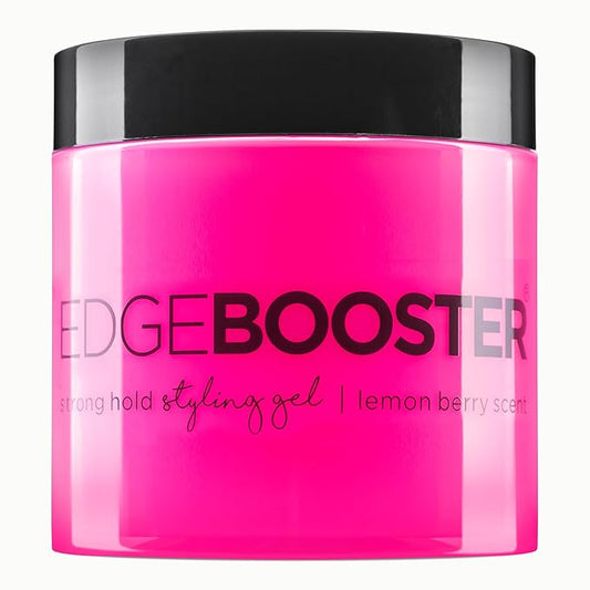 Style Factor EDGE BOOSTER® Strong Hold Styling Gel | Alcohol-Free Hair Gel with Camellia Sinensis Seed Oil for Curly, Wavy & Sleek Styles | Frizz Control, Long-Lasting and Flexible Hold (16.9oz)