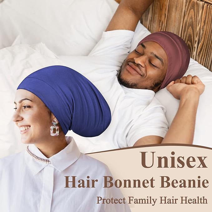 OLESILK 100% Mulberry Silk Bonnet for Sleeping Women, Silk Hair Wrap for Sleeping, Silk Sleep Bonnet for Women&Men, Real Silk, Not Satin