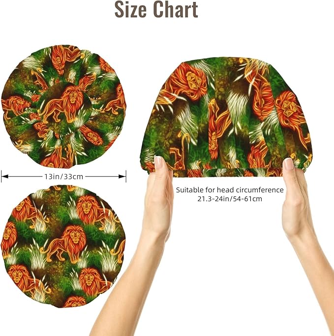 Silk Hair Bonnet for Sleeping, Double Layer Hair Bonnet for Curly Natural Frizz