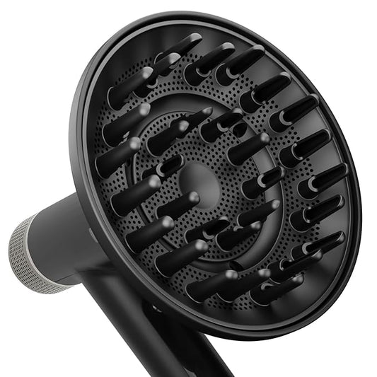 Large Diffuser Attachment for Shark SpeedStyle Hair Dryer, Upgraded Bigger Diffuser for Shark Speed Style Pro/Pro Flex, Dryer Faster and Define Curls Hair, Black