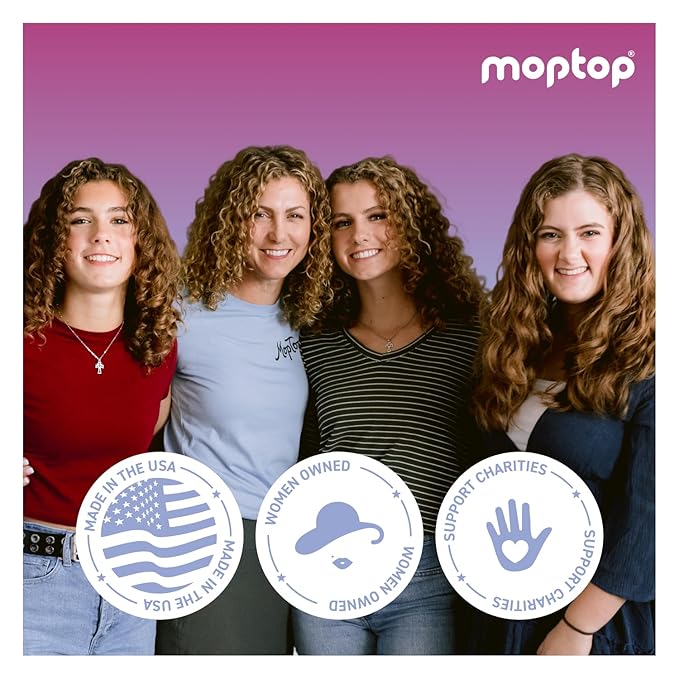 MopTop Cowash Cleansing Conditioner – Curly Hair Conditioner to Restore Moisture, Reduce Frizz & Boost Manageability, Sulfate & Paraben Free Hair Care for All Hair Textures (Citrus Medley, 8oz)