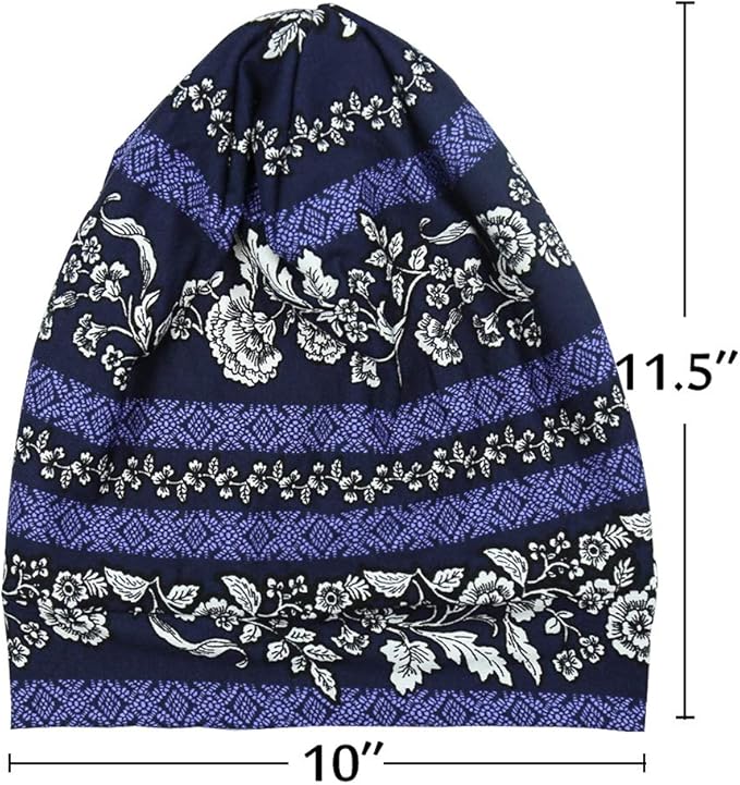 Adjustable Satin Lined Sleep Cap for Dreadlocks Curly Hair Large Head-Stay On Overnight