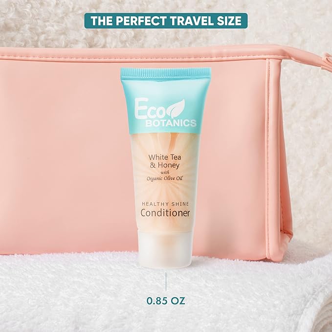 Eco Botanics Travel-Size Hotel Conditioner, 0.85 oz. (Case of 300)