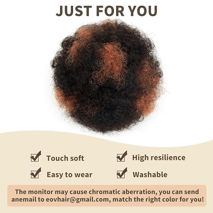 isheeny Medium Human Hair Ponytail Extension For Girls Ages 5-8, Natural Human Hair Drawstring Ponytail Hair Extensions H1-30 For Little Girls, Curly Hairpiece, Soft, And Durable For Repeated Use