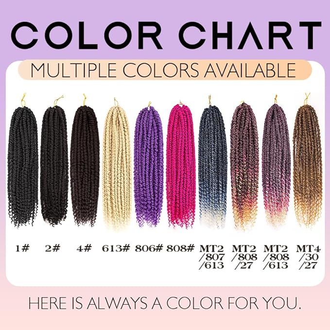 18inch Passion Twist Crochet Hair 96 Stands Pre-Twisted Passion Twist Hair 6 Packs Pre-Looped Passion Twists Braids Synthetic Passion Twist 0mbre Aubumn Crochet Braids Hair Extensions