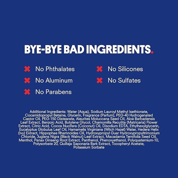 Huron Jumbo Shower Kit - Shampoo, Conditioner, & Body Wash For Men - Sea Salt + Driftwood Scent - Hydrating & Nourishing Men’s Shampoo & Conditioner (30.3 Oz Each)