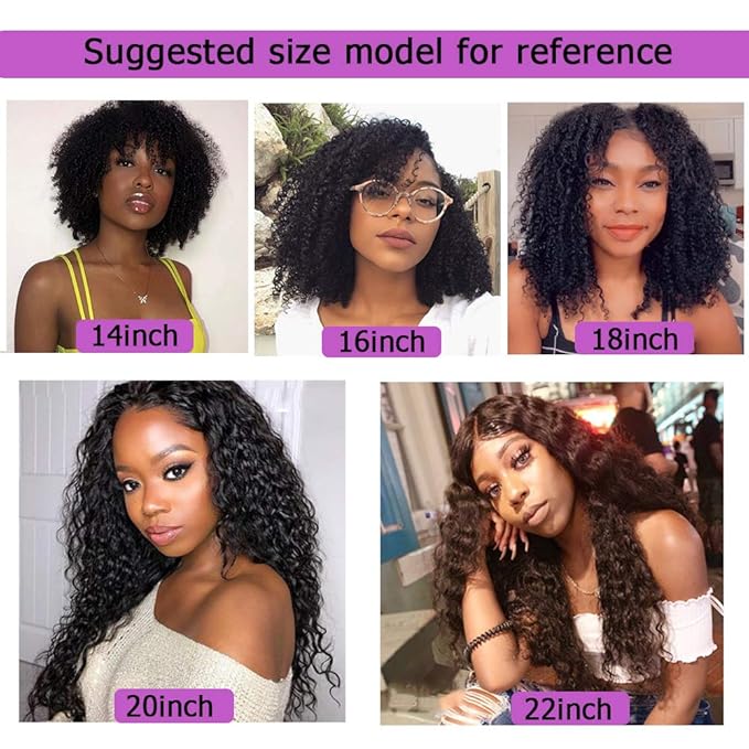 Curly Clip in Hair Extensions For Black Women Brazilian Virgin Human Hair Clip in Extensions for Women 8Pcs Remy Hair with 18Clips 120g 22inch Natural Blackinches