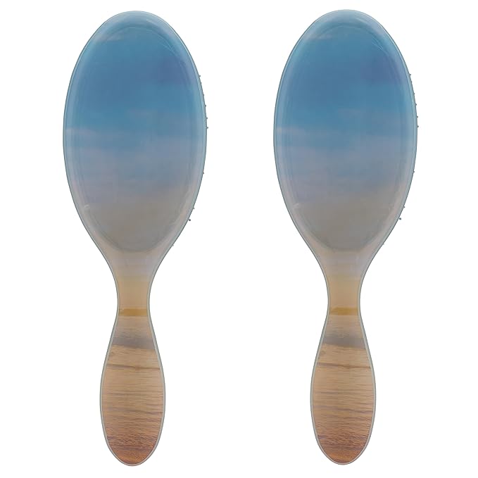 Wet Brush Original Detangler Hair Brush, Blue (Desert Afterglow), Ultra-Soft IntelliFlex Bristles, Detangling Bristles Glide Through Tangles (Wet Dry & Damaged Hair), Women & Men (2 Pack)