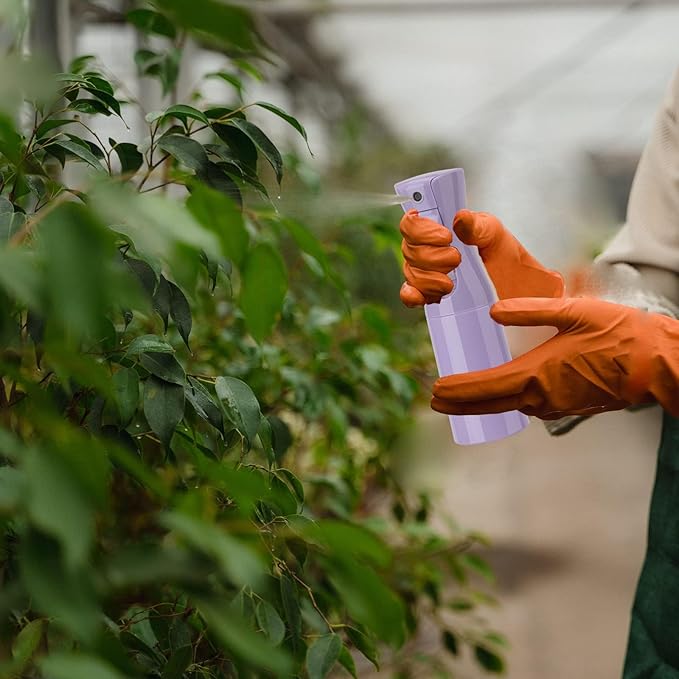 Spray Bottle for Hair (6.8OZ /200ML) Continuous Ultra Fine Mist Sprayer for Hair, Salons, Barber, Plants, Skin Care, Cleaning 1 Pack Purple