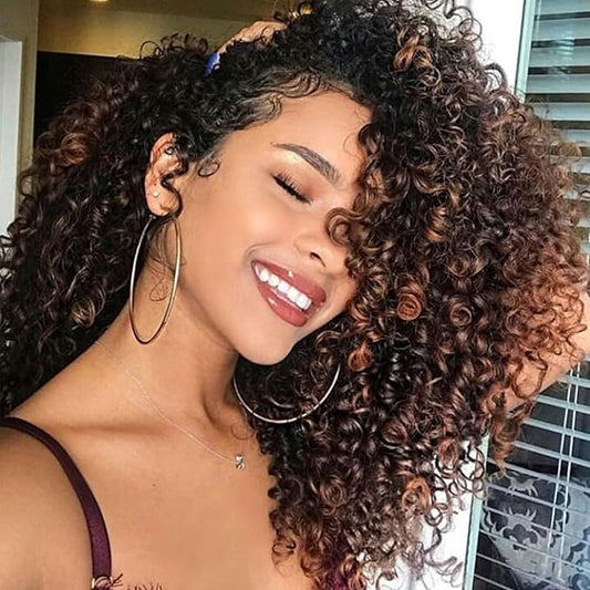 7 Packs Gogo Curl Crochet Hair for Women 12 Inch Pre-Twisted Curly Crochet Hair Deep Ocean Beach Curl Crochet Braids Synthetic Braiding Hair Extensions (12 Inch, P1B/30)