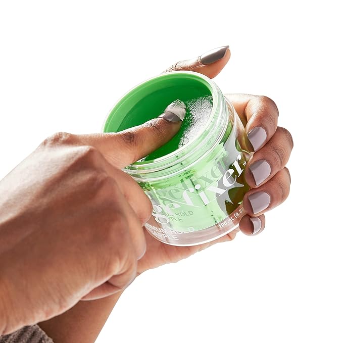 Red by Kiss Edge Fixer Hair Shine Gel, 24 Hour Max Hold, Non-Flaking, Biotin B7 Infused, Natural Styling, Professional Edge Control Wax, Perfect for Braiding (Pineapple)