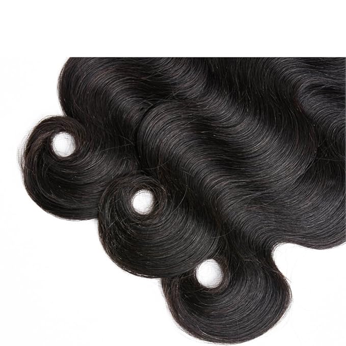 Brazilian Body Wave Bundles 10A Virgin Body Wave Human Hair Bundles Natural Color 3 Bundle Body Wave(24 26 28)