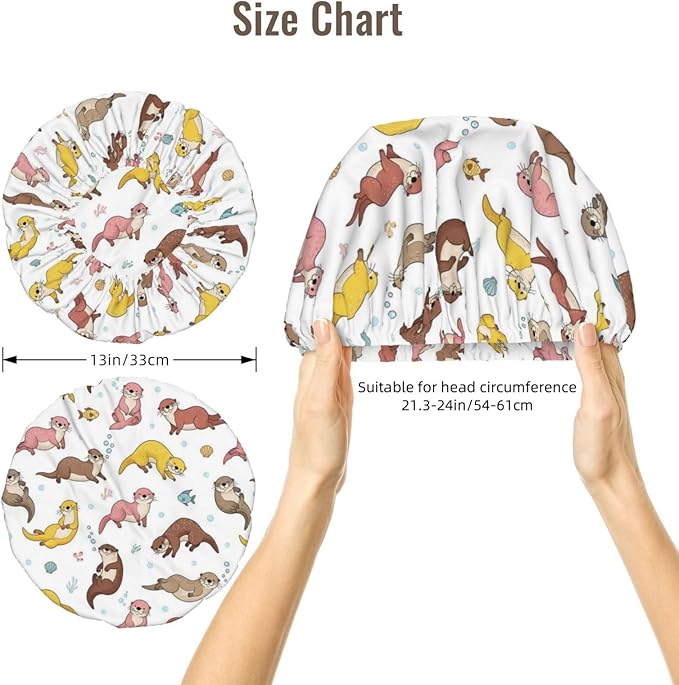 Silk Bonnet for Sleeping, Satin Hair Bonnets, Soft Elastic Band Silk Sleep Cap, Hair Wrap for Women