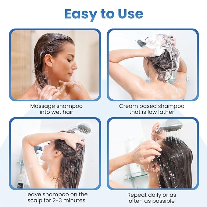 Dermasolve Psoriasis, Seborrheic Dermatitis & Dandruff Shampoo plus Conditioner. Naturally Heals Itchy Flakey Inflamed Skin and Provides Soothing Moisturizing Relief. (8.0 oz)