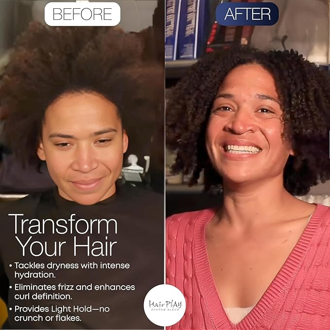 HairPlay Set #3 Hair Foam Mousse - Extra Hold Styling Foam for Frizz Control - Hair Mousse for Curls - Curl Defining Volumizing Mousse for Wavy Hair - 2 Fl Oz