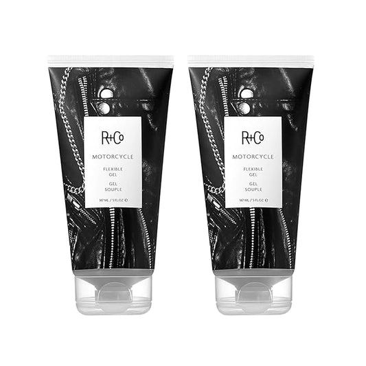 R+Co Motorcycle Flexible Gel | Support of a Gel with Flexibility and Shine of a Wax | Vegan & Cruelty-Free | 5.0 oz | Pack of 2