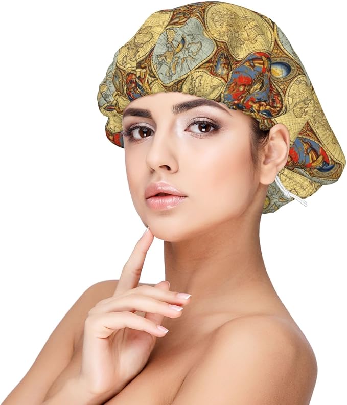 Silk Bonnet for Sleeping, Satin Hair Bonnets, Soft Elastic Band Silk Sleep Cap, Hair Wrap for Women