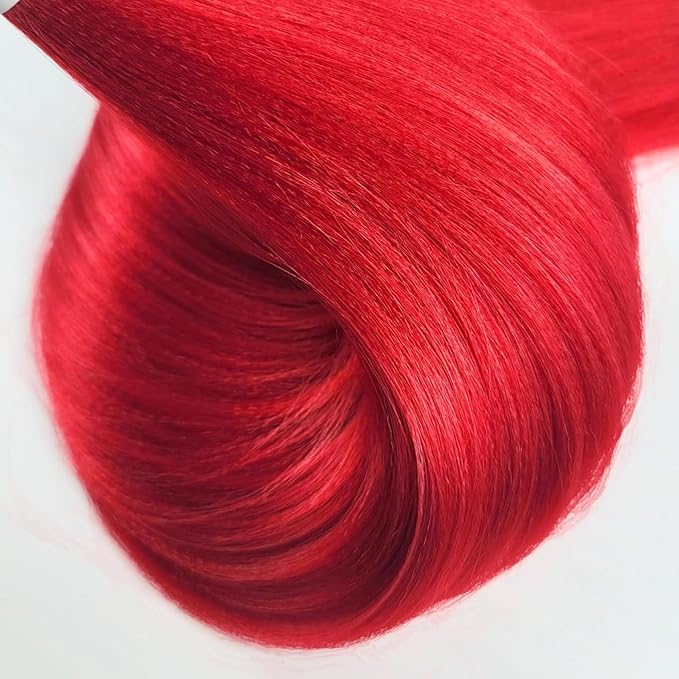 Braiding Hair Extensions Pre stretched Boho Curly Deep Wave Crochet Braids Red | Prestretched | Kids | Ez Braid | Short Boho Braids | Hypoallergenic | Knotless | Itch Free |